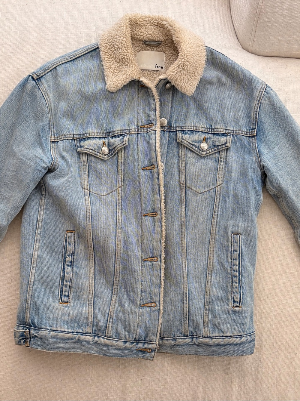 Wilfred Sherpa Collar Jean Jacket